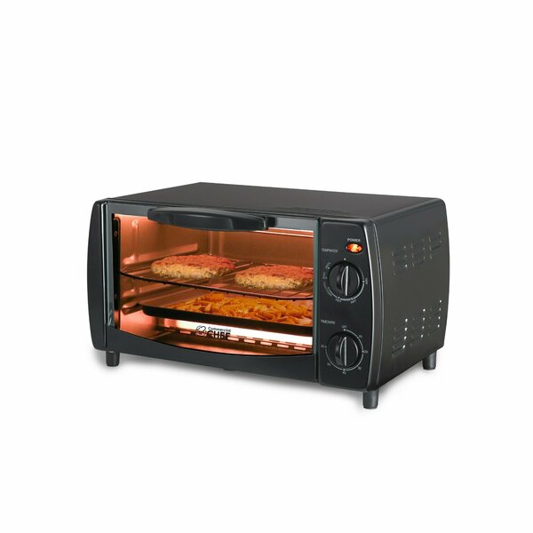 Commercial Chef 4 Slice Mechanical Toaster Oven CHTO40B